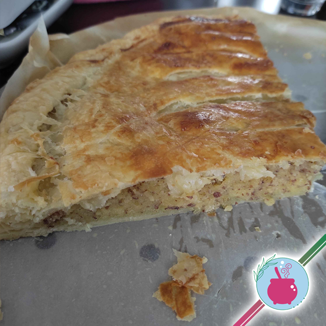 photo d'une part de galette des rois